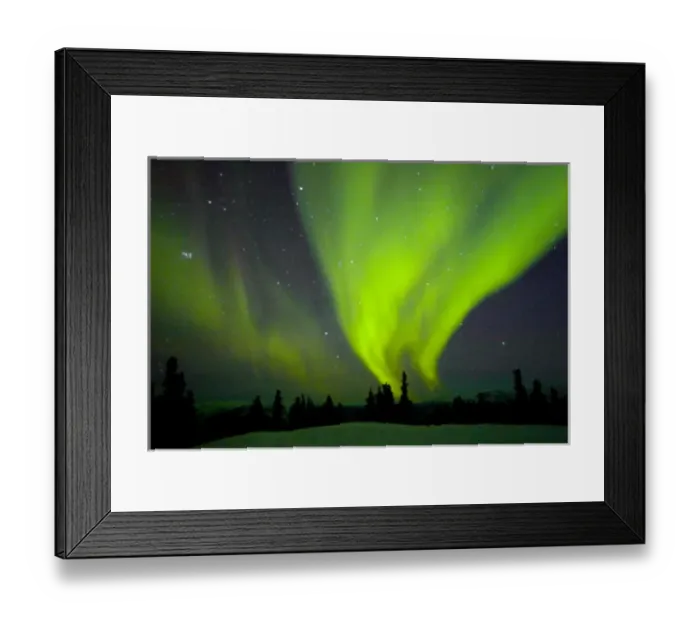Framed Print : USA, Alaska, Chena Hot Springs. Aurora Borealis in the night sky Framed Print : USA, Alaska, Chena Hot Springs. Aurora Borealis in the night sky