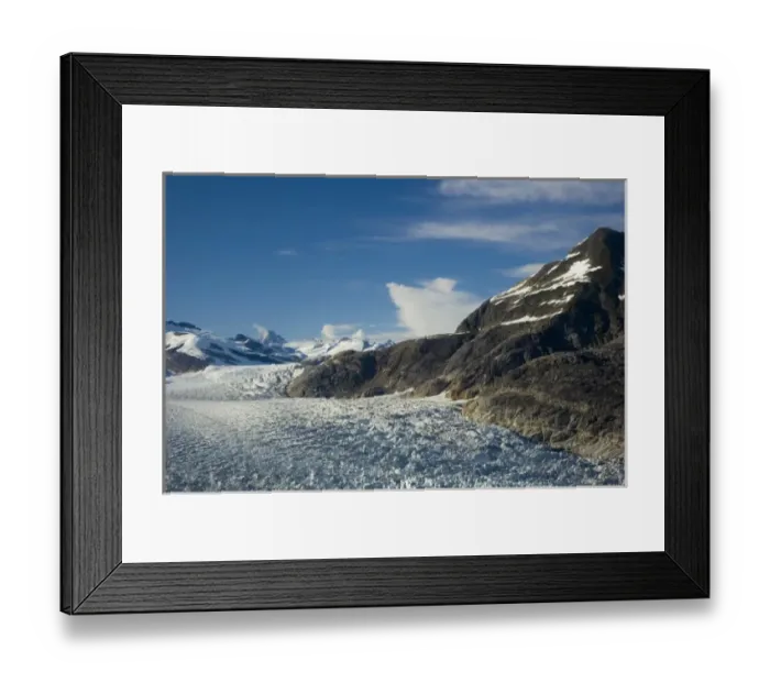 Framed Print : North America, USA, AK, Coastal Mountains form border between US and British Columbia Framed Print : North America, USA, AK, Coastal Mountains form border between US and British Columbia