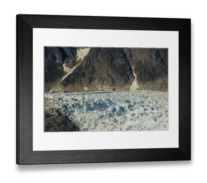 Framed Print : North America, USA, AK. Le Conte Glacier at southern end of Stikine Icefields seen