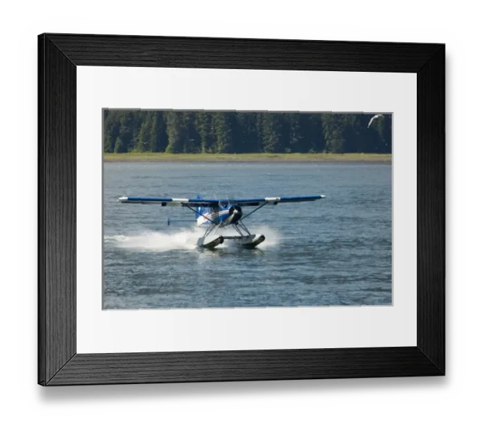 Framed Print : North America, USA, AK, Inside Passage, Petersburg. Plane or boat required to reach Framed Print : North America, USA, AK, Inside Passage, Petersburg. Plane or boat required to reach
