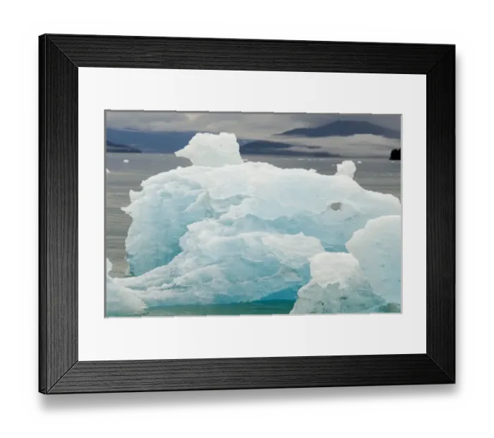 Framed Print : North America, USA, AK, Inside Passage. Sculptural forms in floating glacial iceberg Framed Print : North America, USA, AK, Inside Passage. Sculptural forms in floating glacial iceberg