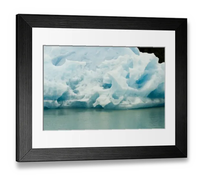 Framed Print : North America, USA, AK, Inside Passage. Glacial iceberg abstract sculpture