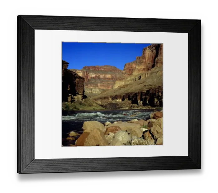 Framed Print : North America, USA, Arizona, Grand Canyon at Hance Rapid