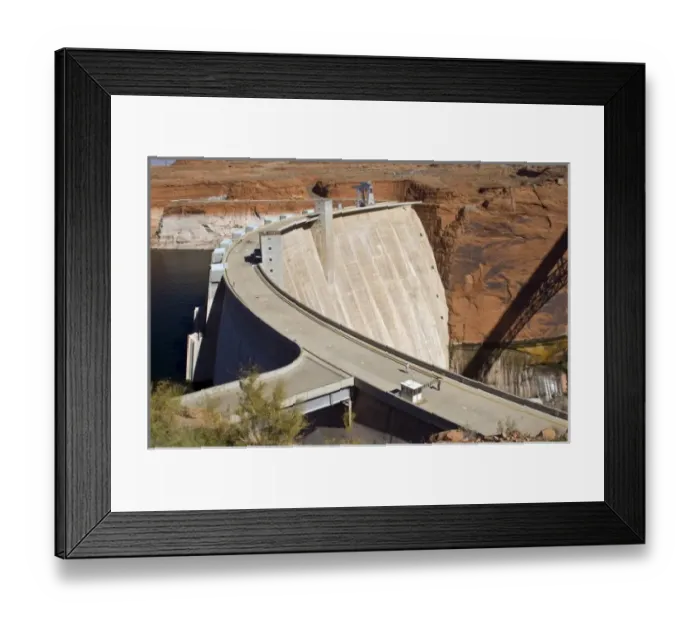Framed Print : USA, Arizona, Page, Lake Powell, Glen Canyon Recreation Area, Glen Canyon Dam Framed Print : USA, Arizona, Page, Lake Powell, Glen Canyon Recreation Area, Glen Canyon Dam