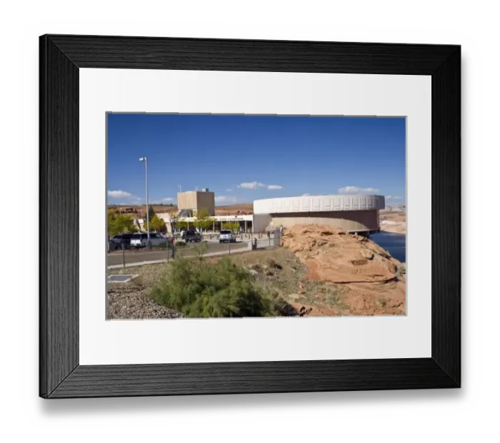 Framed Print : USA, Arizona, Page, Lake Powell, Glen Canyon Recreation Area, Carl Hayden Visitor Center Framed Print : USA, Arizona, Page, Lake Powell, Glen Canyon Recreation Area, Carl Hayden Visitor Center