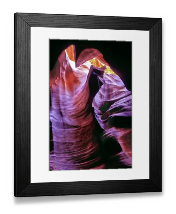Framed Print : USA, Arizona. View of a slot canyon in Upper Antelope Canyon Framed Print : USA, Arizona. View of a slot canyon in Upper Antelope Canyon