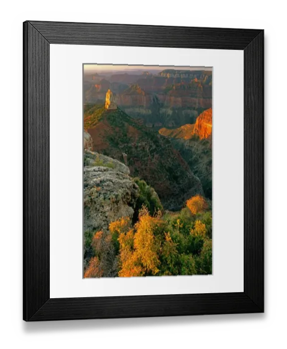 Framed Print : United States, Arizona, Grand Canyon National Park. Sunrise at Point Imperial on the North Rim Framed Print : United States, Arizona, Grand Canyon National Park. Sunrise at Point Imperial on the North Rim
