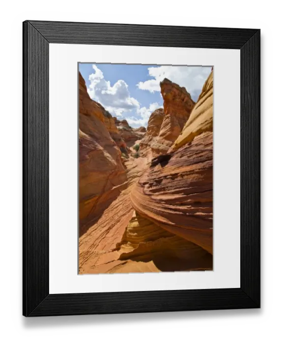 Framed Print : USA, Arizona, Vermillion Cliffs National Monument. Colorful sandstone formations