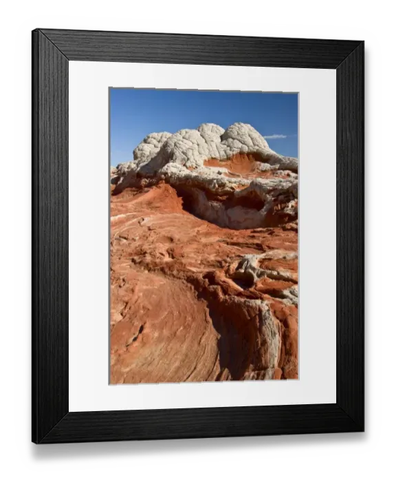Framed Print : USA, Arizona, Vermilion Cliffs National Monument. Swirling red and white sandstone Framed Print : USA, Arizona, Vermilion Cliffs National Monument. Swirling red and white sandstone