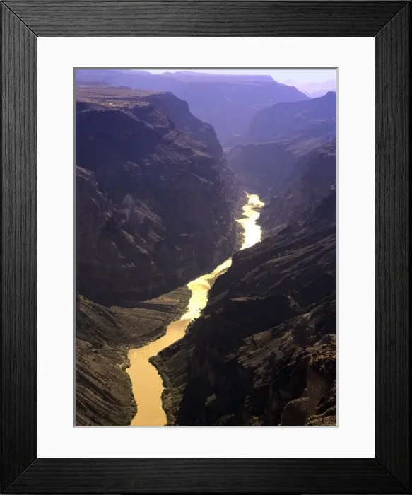 Framed Print : USA, Arizona, Grand Canyon NP. Colorado River below Toroweap