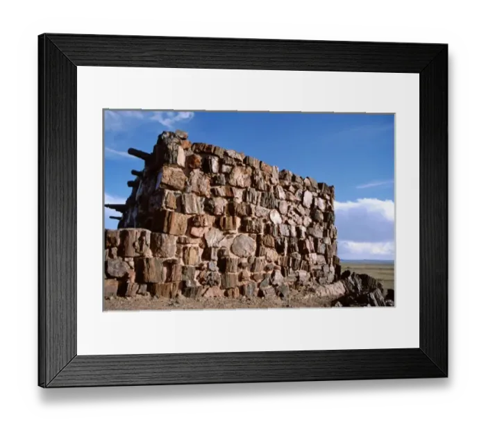 Framed Print : North America, USA, Arizona, Petrified Forest National Park. Agate House - restored Framed Print : North America, USA, Arizona, Petrified Forest National Park. Agate House - restored