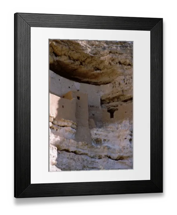 Framed Print : North America, USA, Arizona. Montezuma Castle National Monument. Sinagua Indian cliff Framed Print : North America, USA, Arizona. Montezuma Castle National Monument. Sinagua Indian cliff
