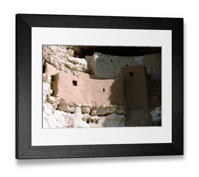 Framed Print : North America, USA, Arizona. Montezuma Castle National Monument. Sinagua Indian cliff Framed Print : North America, USA, Arizona. Montezuma Castle National Monument. Sinagua Indian cliff