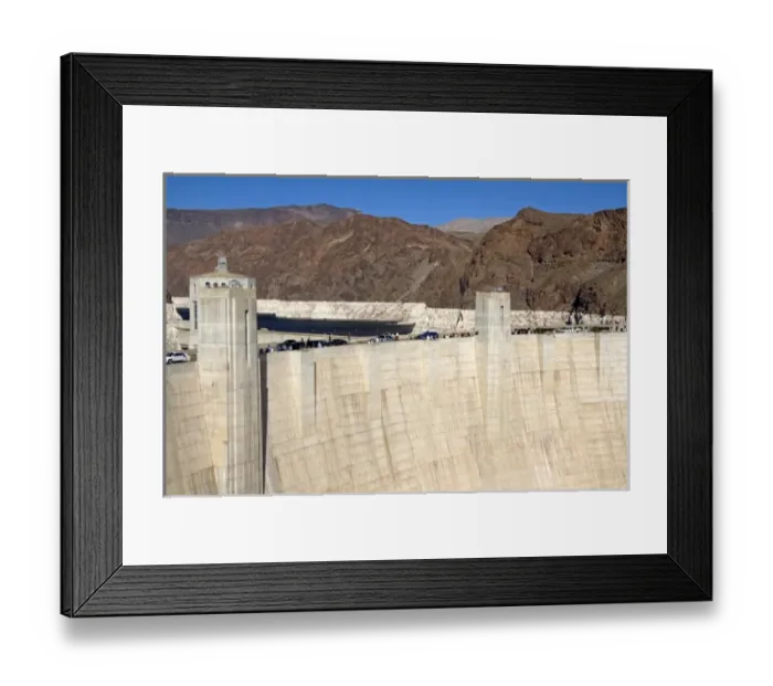 Framed Print : NA, USA, Nevada / Arizona border, Hoover Dam Framed Print : NA, USA, Nevada / Arizona border, Hoover Dam