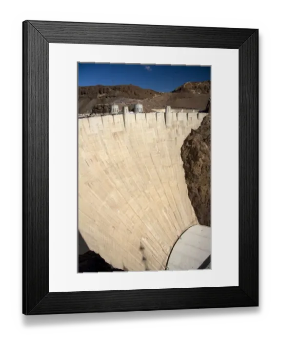 Framed Print : NA, USA, Nevada / Arizona border, Hoover Dam Framed Print : NA, USA, Nevada / Arizona border, Hoover Dam
