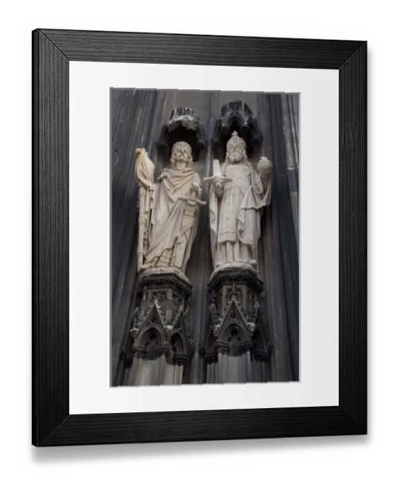 Framed Print : Germany, Cologne. Exterior, 13th Century Gothic Cologne Cathedral, exterior detail Framed Print : Germany, Cologne. Exterior, 13th Century Gothic Cologne Cathedral, exterior detail