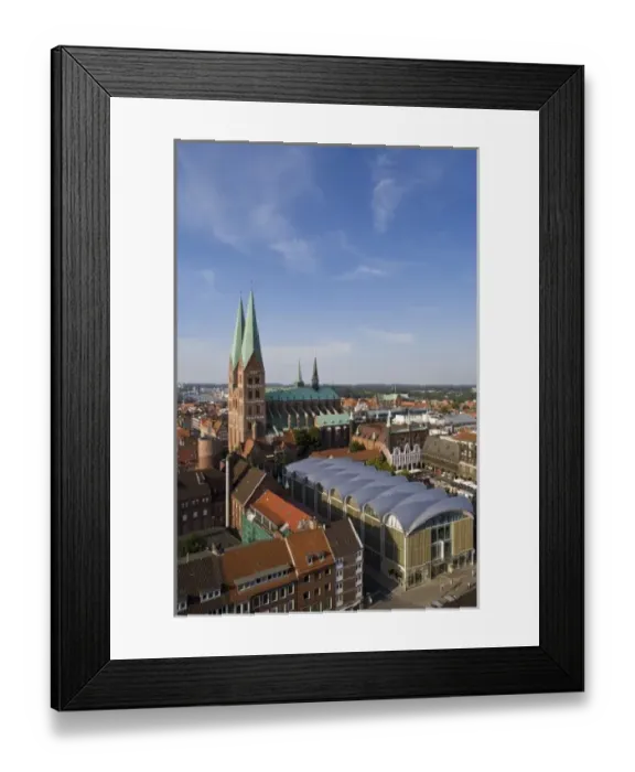 Framed Print : Mirienkirche, Lubeck, Schleswig-Holstein, Germany