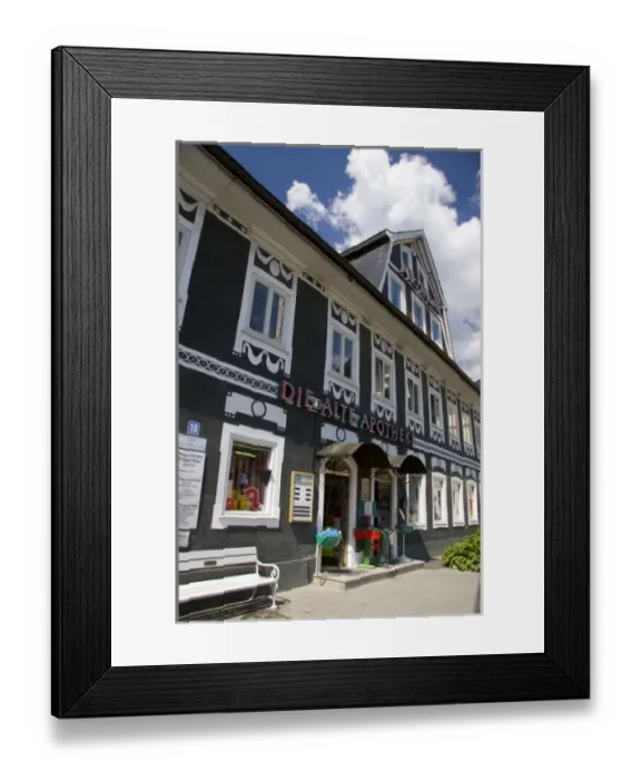 Framed Print : Die Alte Apotheke, a German drug store in the alpine village of Garmisch, Germany Framed Print : Die Alte Apotheke, a German drug store in the alpine village of Garmisch, Germany