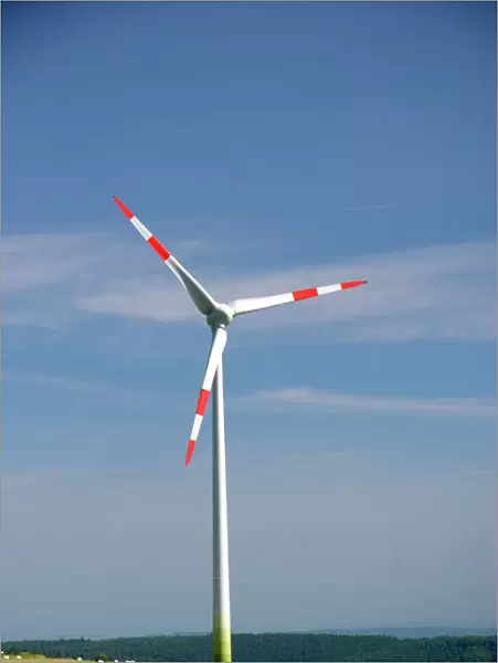 Electricity wind generators in northwest Germany