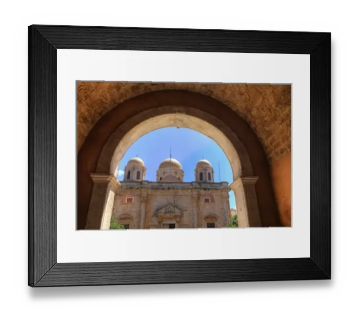 Framed Print : Greece, Crete, Archway into Monastery near Chania Framed Print : Greece, Crete, Archway into Monastery near Chania