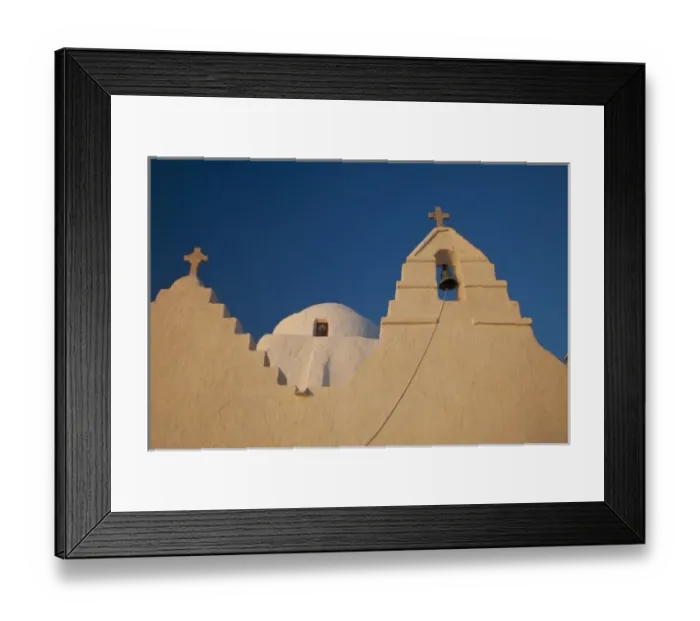 Framed Print : Greece, Mykonos, Horia with oldest church, Panaghia Paraportiani Framed Print : Greece, Mykonos, Horia with oldest church, Panaghia Paraportiani