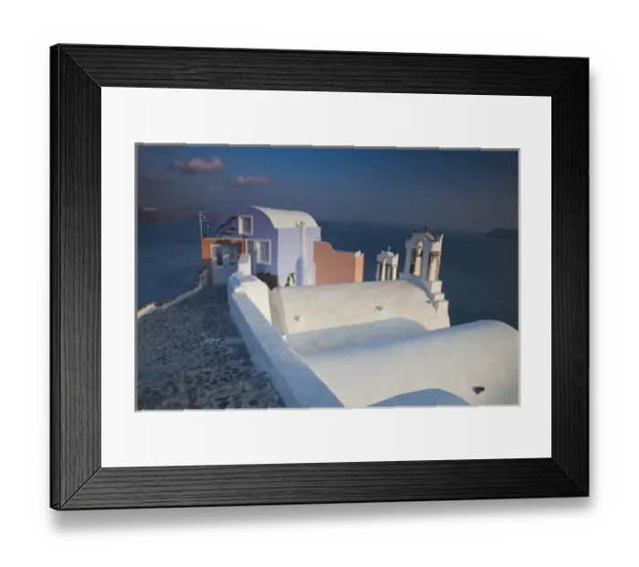 Framed Print : Greece, Santorini. Bell tower in town of Oia Framed Print : Greece, Santorini. Bell tower in town of Oia