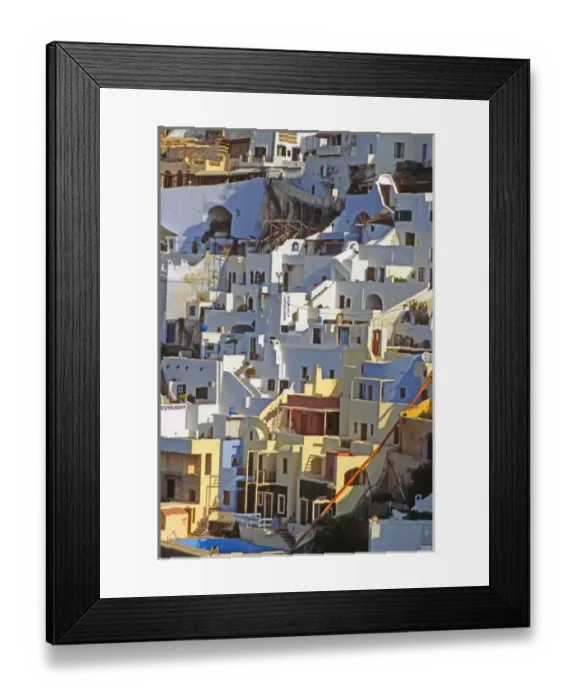 Framed Print : Mediterranean, Aegean, Greece, Greek Islands, Santorini, Thira. Scenic view of this Framed Print : Mediterranean, Aegean, Greece, Greek Islands, Santorini, Thira. Scenic view of this