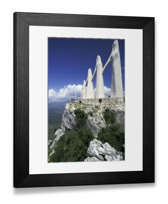 Framed Print : Greece, Epirus, Kamarina. View of Zalongo memorial Framed Print : Greece, Epirus, Kamarina. View of Zalongo memorial