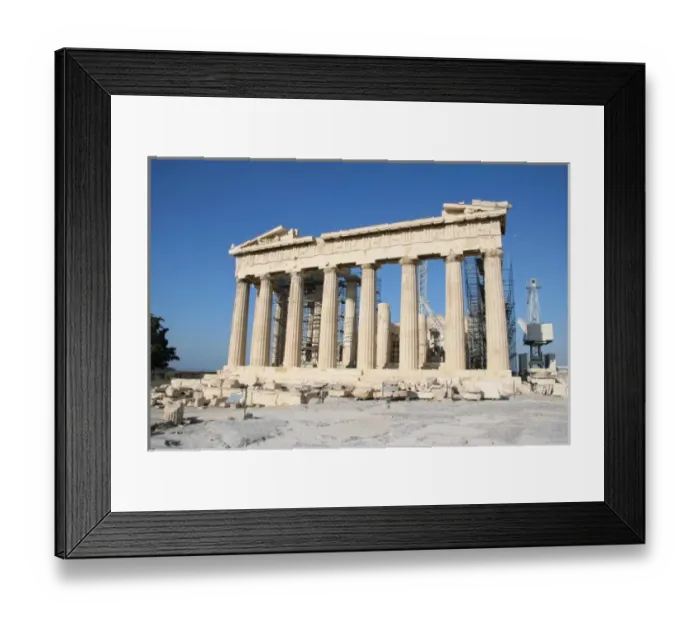 Framed Print : Greek Art. Parthenon, built between 447-438 BC under leadership of Pericles Framed Print : Greek Art. Parthenon, built between 447-438 BC under leadership of Pericles