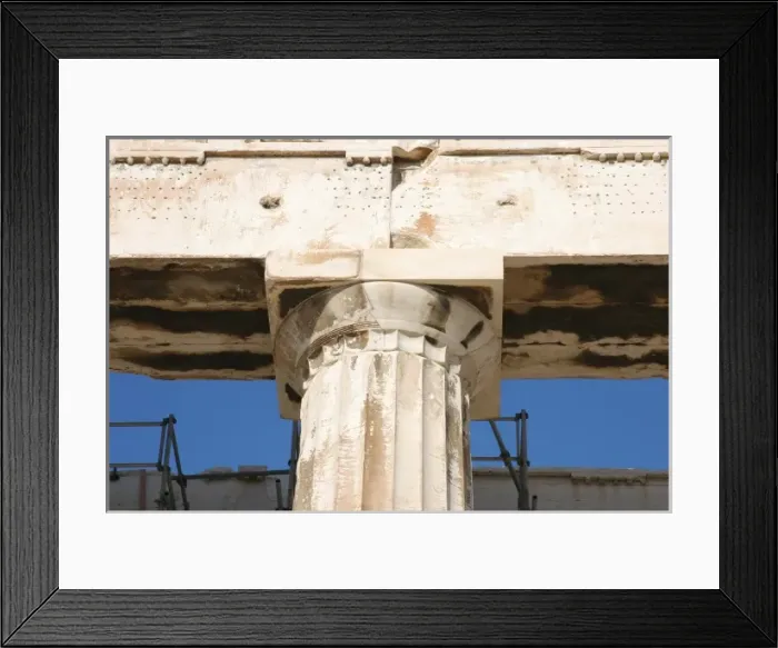 Framed Print : Greek Art. Parthenon. Was built between 447-438 BC in Doric style under leadership of Pericles Framed Print : Greek Art. Parthenon. Was built between 447-438 BC in Doric style under leadership of Pericles