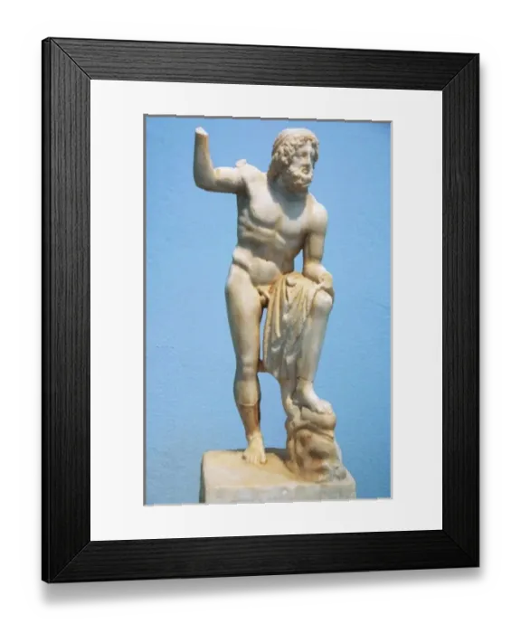 Framed Print : Poseidon. Museum of Eleusis. Athens, Greece Framed Print : Poseidon. Museum of Eleusis. Athens, Greece