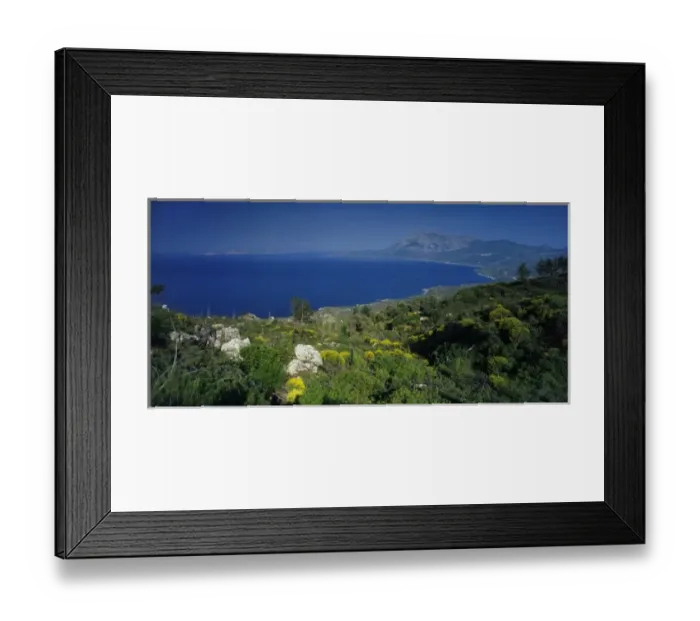 Framed Print : Ocean view, Samos, Greek Islands, Eastern Aegean Islands, Greece Framed Print : Ocean view, Samos, Greek Islands, Eastern Aegean Islands, Greece