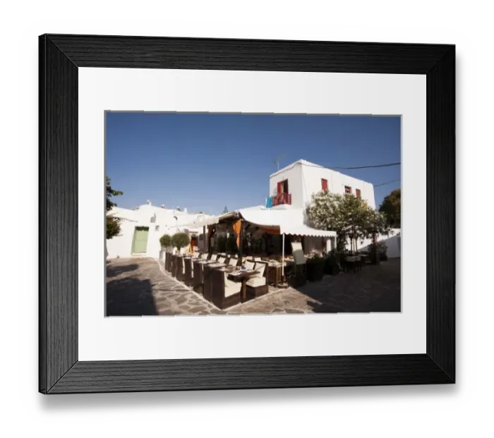 Framed Print : Mykonos Town, Chora, Mykonos, Cyclades, Greece