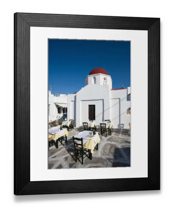 Framed Print : Mykonos Town, Chora, Mykonos, Cyclades, Greece