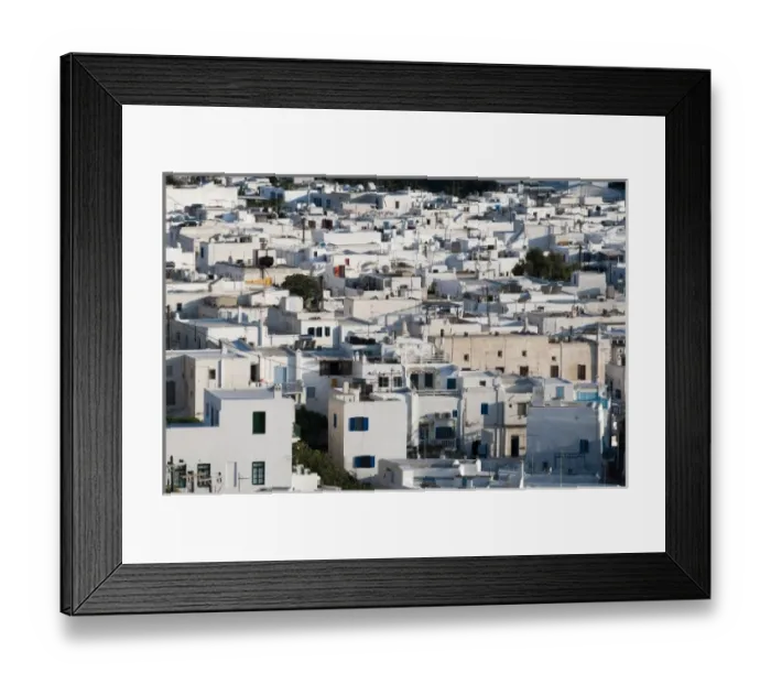 Framed Print : Mykonos Town, Chora, Mykonos, Cyclades, Greece