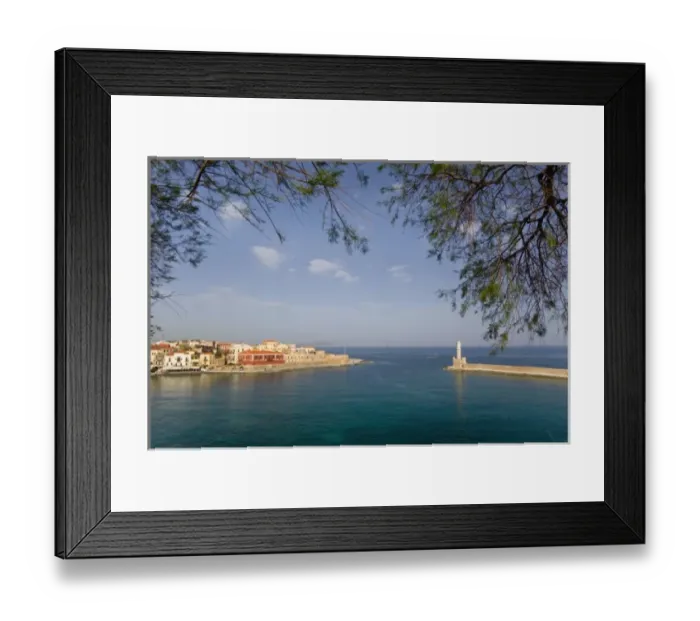 Framed Print : Greece, Crete. Harbor at Rethymnon Framed Print : Greece, Crete. Harbor at Rethymnon