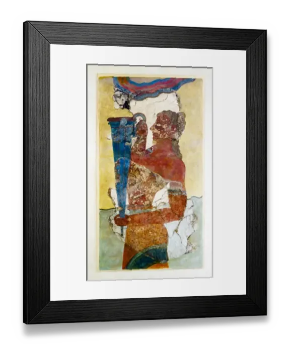 Framed Print : Heraklion (Iraklion}, Crete. Greece. Europe. Heraklion Archeological Museum. Fragment Framed Print : Heraklion (Iraklion}, Crete. Greece. Europe. Heraklion Archeological Museum. Fragment