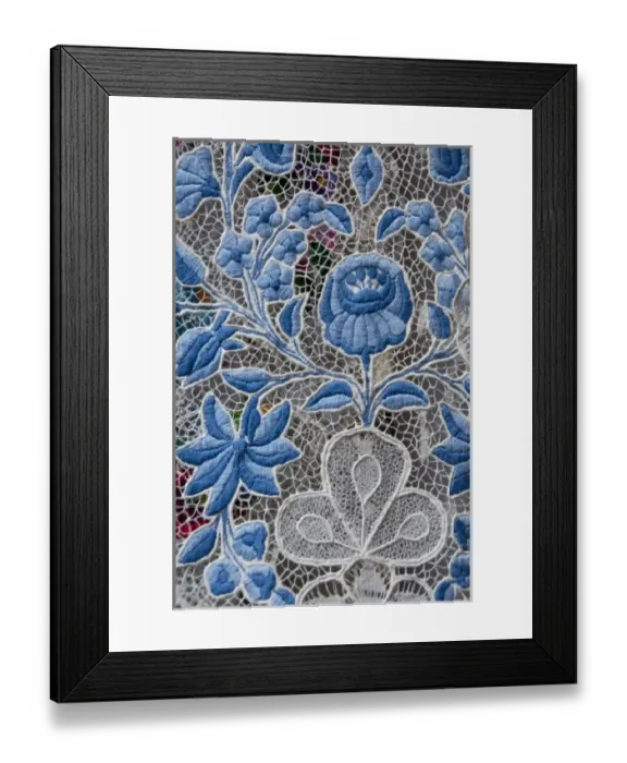 Framed Print : Hungary, capital city of Budapest. Buda side, Castle Hill. Traditional hand made embroidered lace Framed Print : Hungary, capital city of Budapest. Buda side, Castle Hill. Traditional hand made embroidered lace