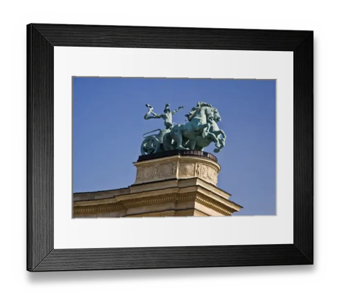 Framed Print : A tour of Heroes Square a Hungarian National Monument Framed Print : A tour of Heroes Square a Hungarian National Monument