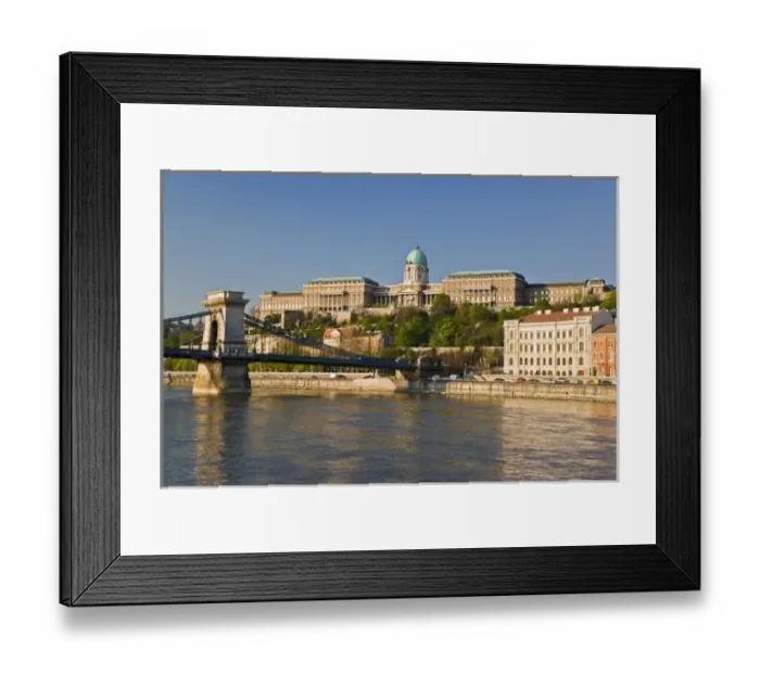 Framed Print : Scenic of Budapest Hungary from river ship as it enters its docking location Framed Print : Scenic of Budapest Hungary from river ship as it enters its docking location