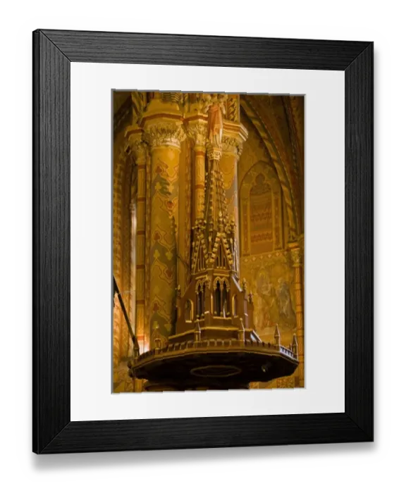 Framed Print : A tour of the in side of St. Matthias Church Framed Print : A tour of the in side of St. Matthias Church