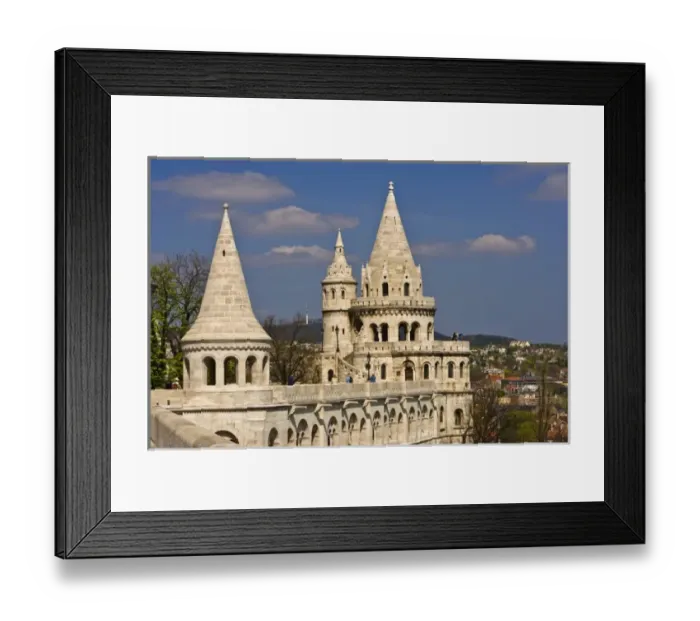 Framed Print : A view of Budapest from Castle Hill Framed Print : A view of Budapest from Castle Hill