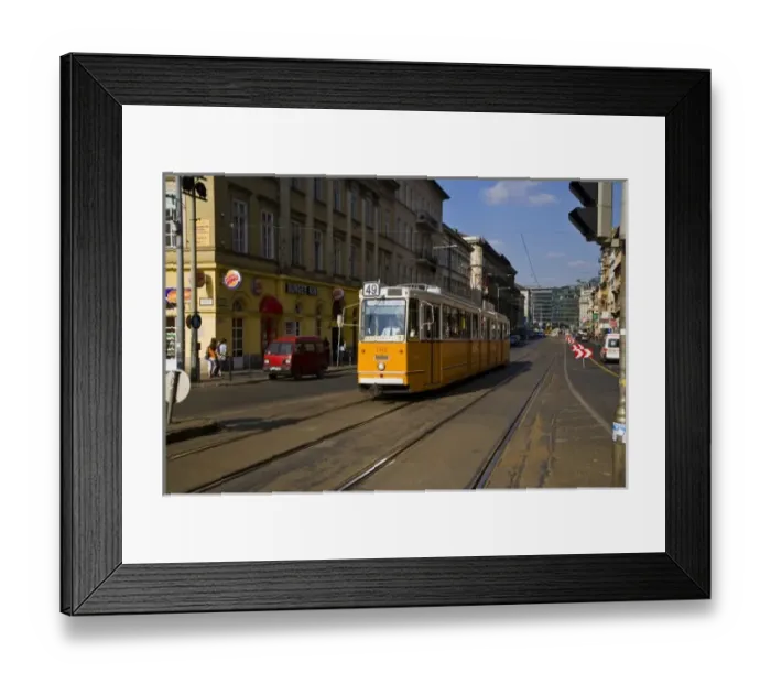 Framed Print : The transpotation system of Budapest Hungary
