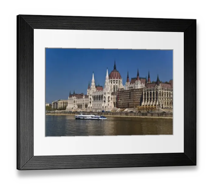 Framed Print : Seeing the sites of Budapest Hungary from the Danube River as the ship departs Budapest Framed Print : Seeing the sites of Budapest Hungary from the Danube River as the ship departs Budapest