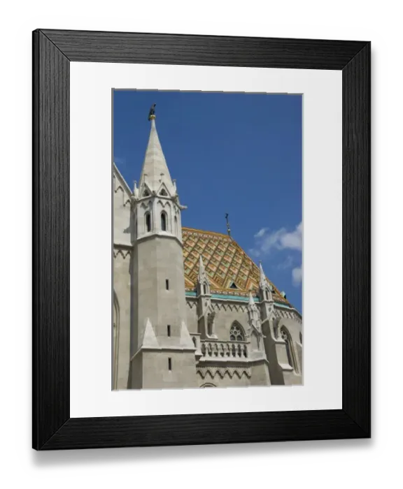 Framed Print : Europe, Hungary, Budapest, Castle district, Matthias Church Framed Print : Europe, Hungary, Budapest, Castle district, Matthias Church