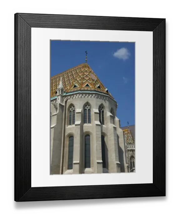 Framed Print : Europe, Hungary, Budapest, Castle district, Matthias Church Framed Print : Europe, Hungary, Budapest, Castle district, Matthias Church
