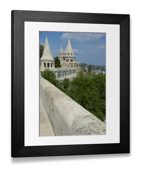 Framed Print : Europe, Hungary, Budapest, Buda, Castle Hill, towers of Fishermans Bastion Framed Print : Europe, Hungary, Budapest, Buda, Castle Hill, towers of Fishermans Bastion