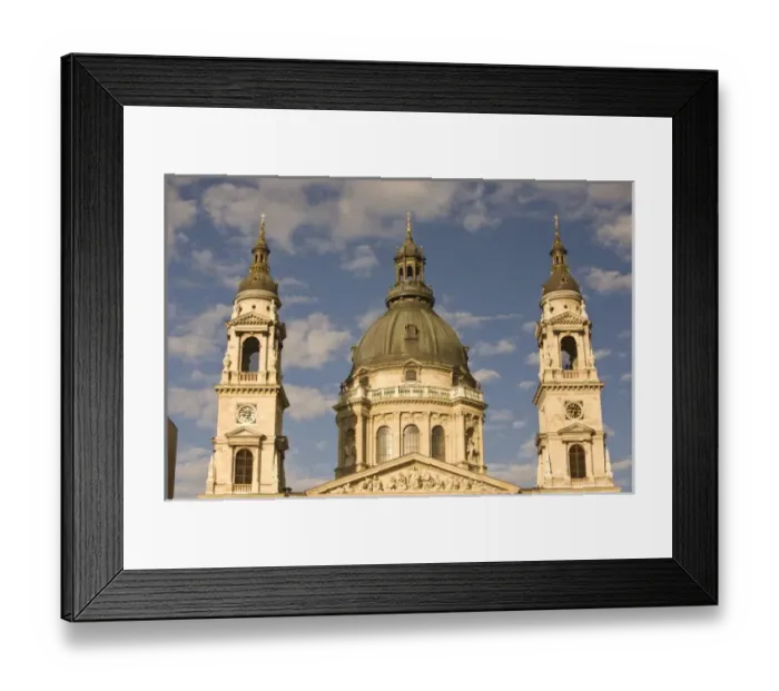 Framed Print : Europe, Hungary, Budapest, St. Stephens Basilica. Neo Renaissance Dome designed Framed Print : Europe, Hungary, Budapest, St. Stephens Basilica. Neo Renaissance Dome designed