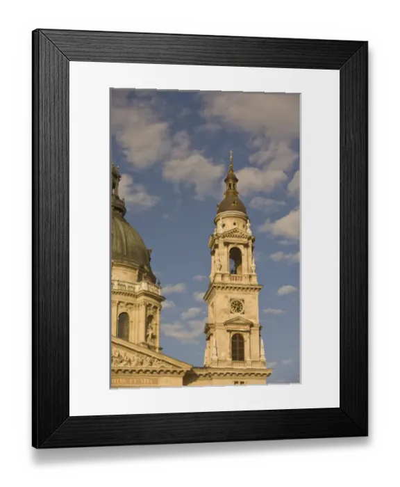 Framed Print : Europe, Hungary, Budapest, St. Stephens Basilica. Neo Renaissance Dome designed Framed Print : Europe, Hungary, Budapest, St. Stephens Basilica. Neo Renaissance Dome designed