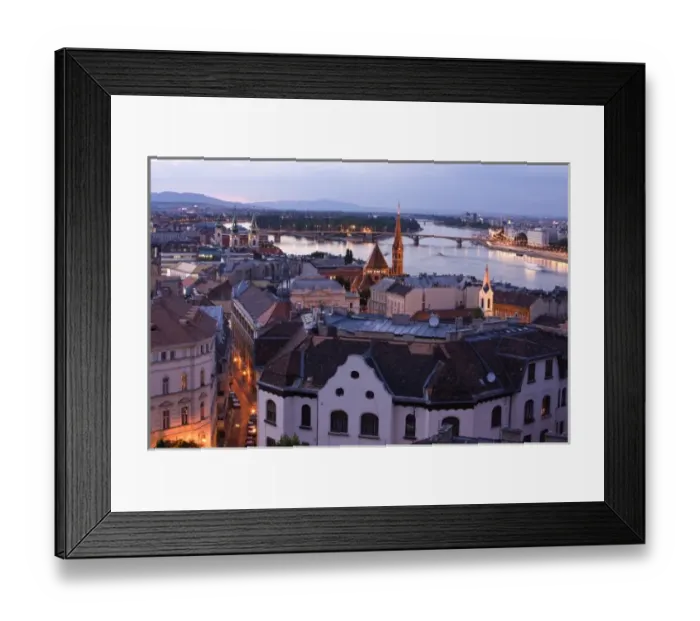 Framed Print : View from Castle Hill, Buda side Central Budapest, Capital of Hungary, Europe Framed Print : View from Castle Hill, Buda side Central Budapest, Capital of Hungary, Europe